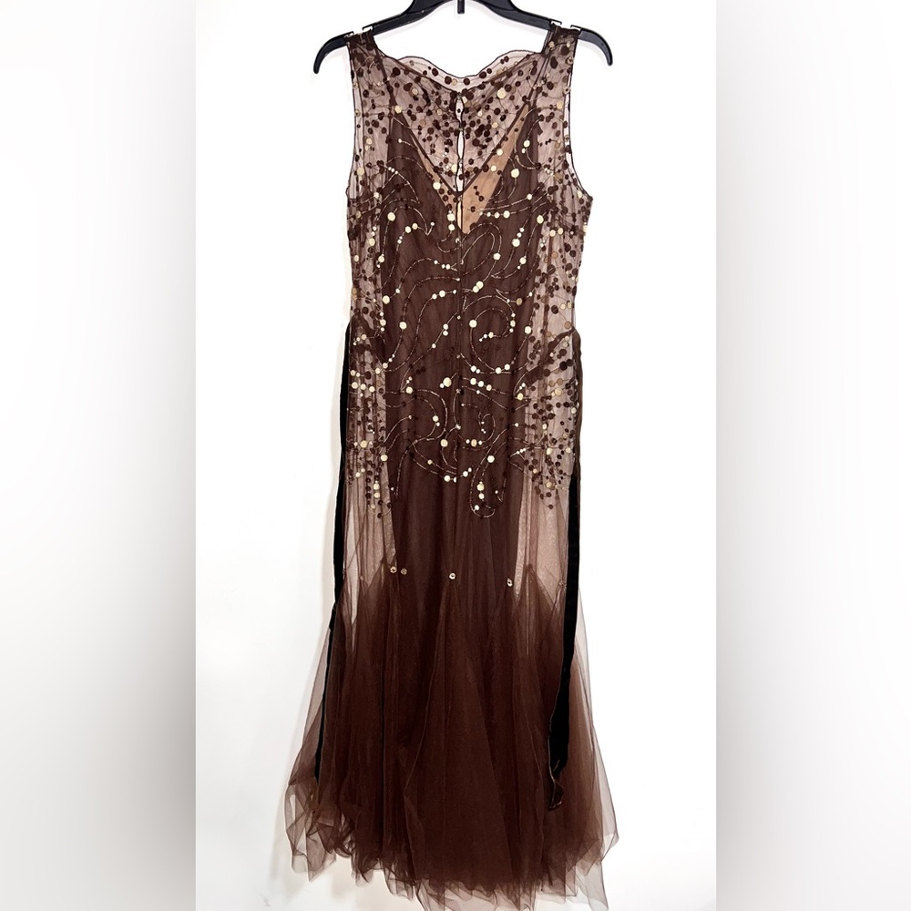 CAROL PERETZ Luxury Evening Gown size 10 - Picture 9 of 17
